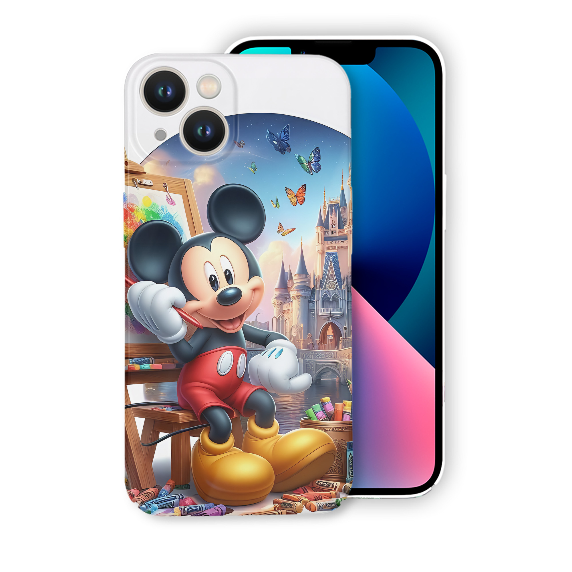 （画像用） ミッキーマウス Mickey Mouse 【iPhone 14シリーズ対応】ハードケース
